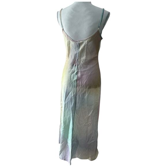 Untitled in Motion Down Multicolor Sleeveless Midi Slip Dress Size M - Picture 12 of 14